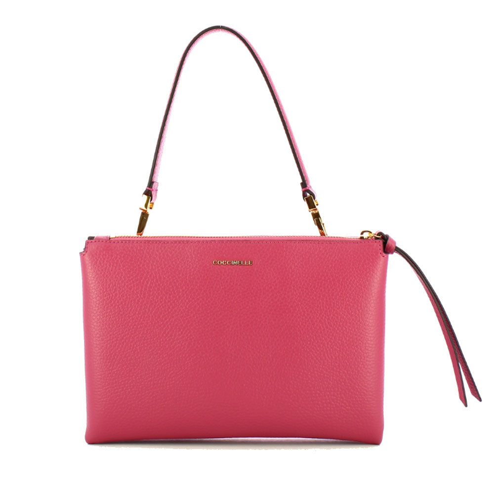 Borsa Donna a Spalla COCCINELLE in Pelle Linea Arlettis colore Rosewood