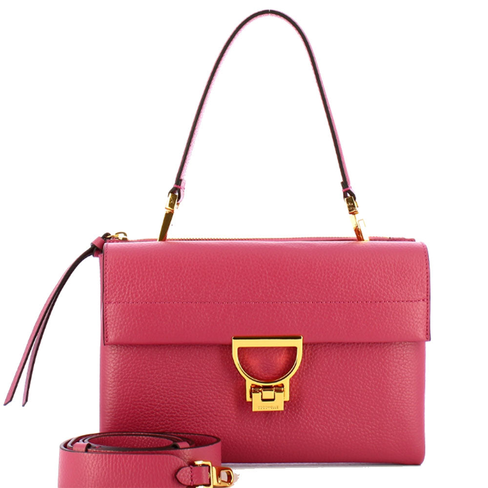 Borsa Donna a Spalla COCCINELLE in Pelle Linea Arlettis colore Rosewood