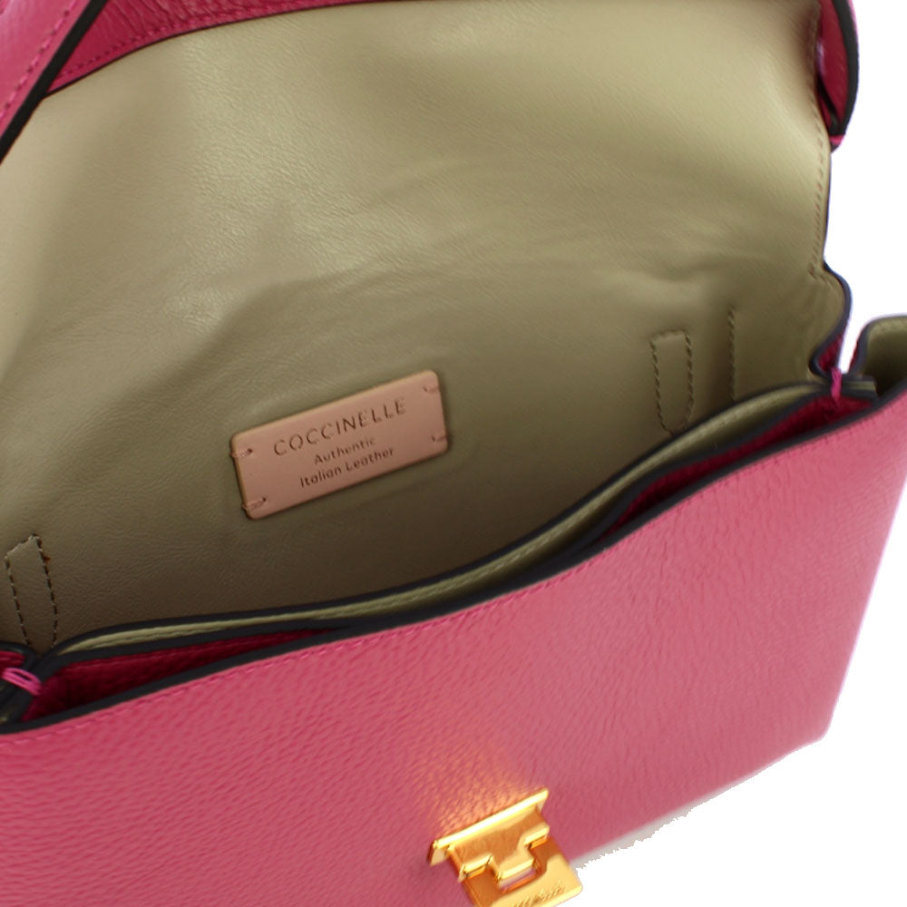 Borsa Donna a Spalla COCCINELLE in Pelle Linea Arlettis colore Rosewood
