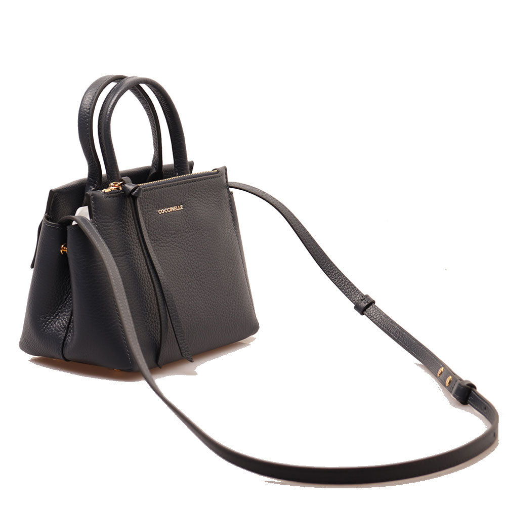 Borsa Donna a Mano COCCINELLE in Pelle linea Arlettis Colore Midnight Blue Misura Piccola