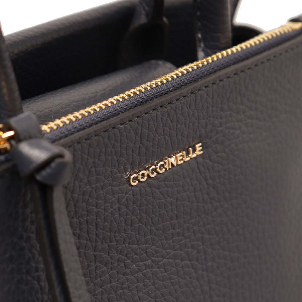 Borsa Donna a Mano COCCINELLE in Pelle linea Arlettis Colore Midnight Blue Misura Piccola
