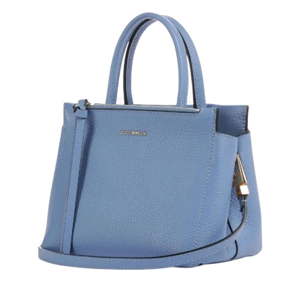 Borsa Donna a Mano COCCINELLE in Pelle linea Arlettis Colore Azul Misura Piccola