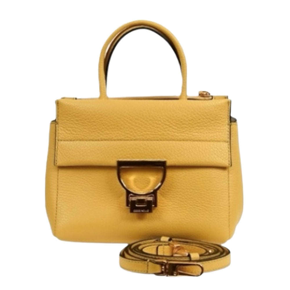 Borsa Donna a Mano COCCINELLE in Pelle linea Arlettis Colore Soleado Misura Piccola