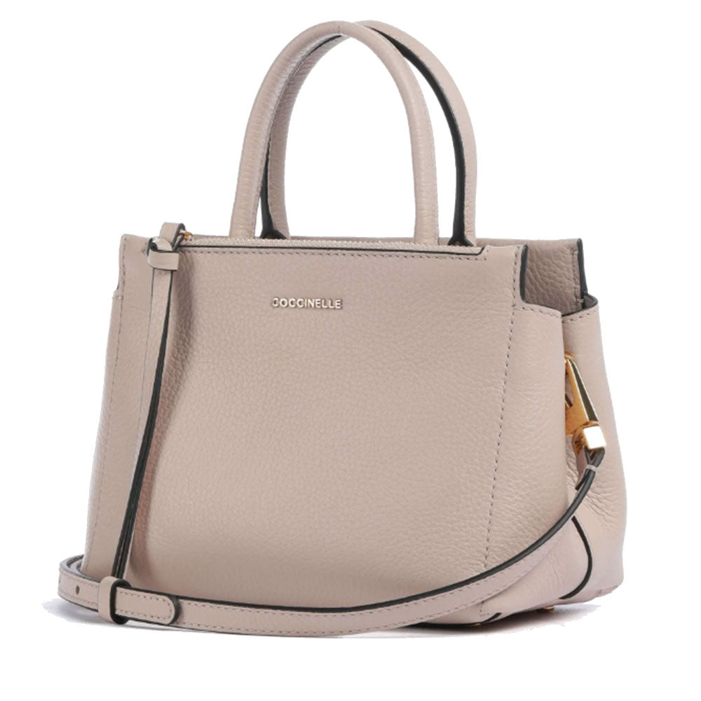 COCCINELLE Damenhandtasche aus Leder Arlettis Line Rosette Farbe Kleine Größe