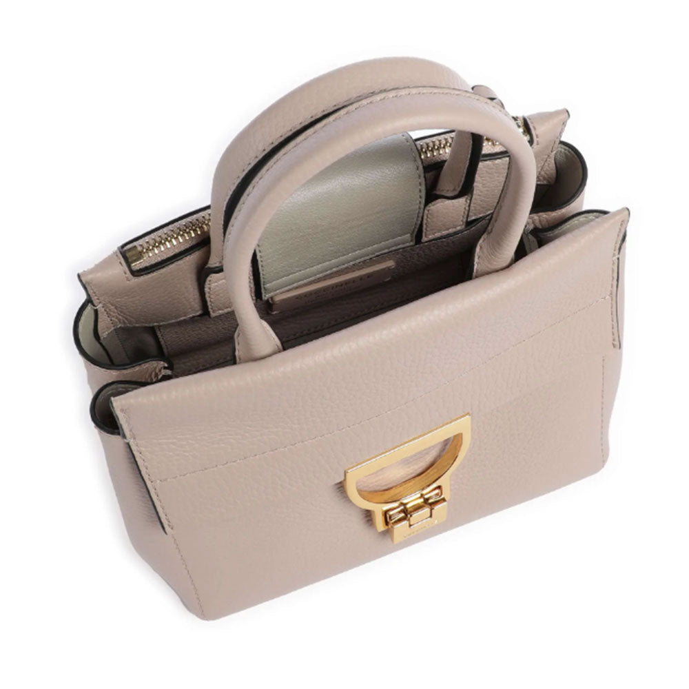 COCCINELLE Damenhandtasche aus Leder Arlettis Line Rosette Farbe Kleine Größe