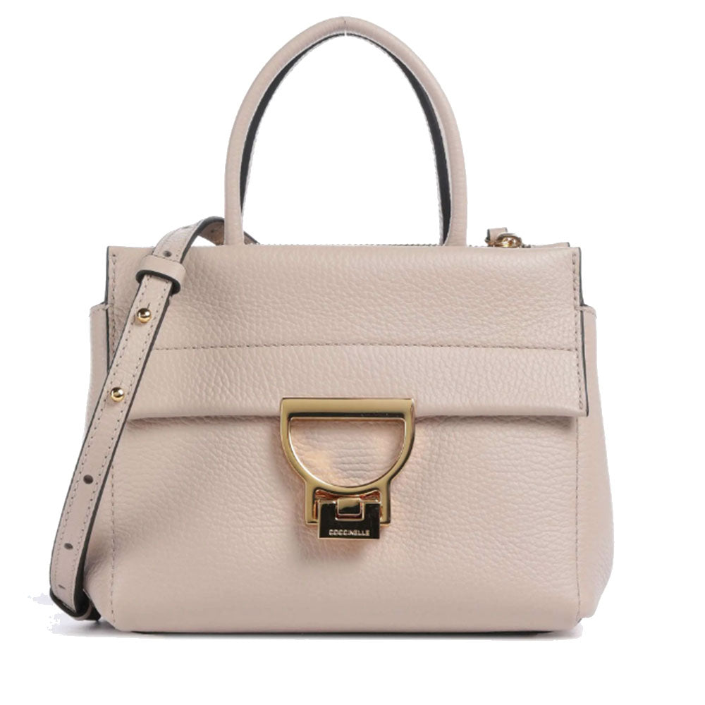COCCINELLE Damenhandtasche aus Leder Arlettis Line Rosette Farbe Kleine Größe
