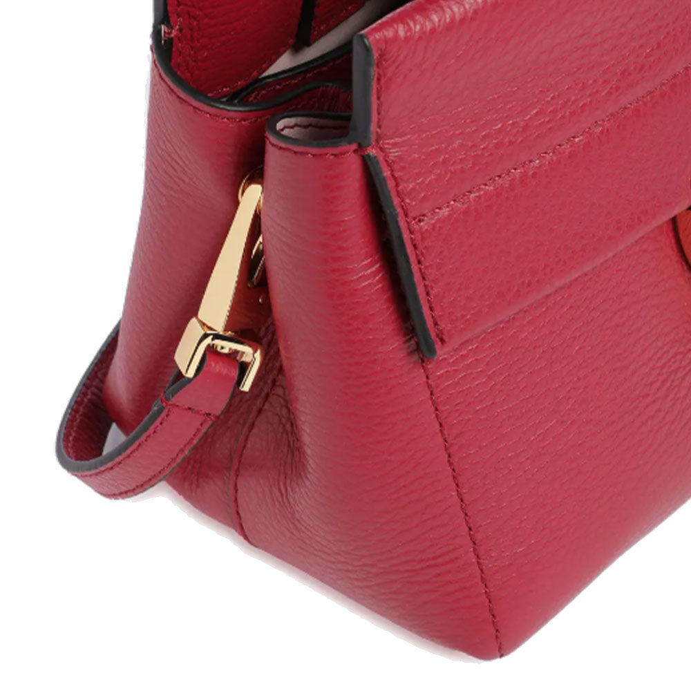 COCCINELLE Damenhandtasche aus Leder Arlettis Line Sangria Farbe Kleine Größe