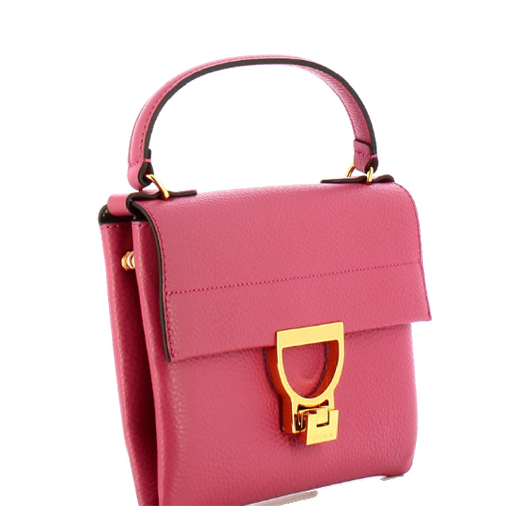 Borsa Donna a Mano con Tracolla COCCINELLE in Pelle Linea Arlettis Mini colore Rosewood