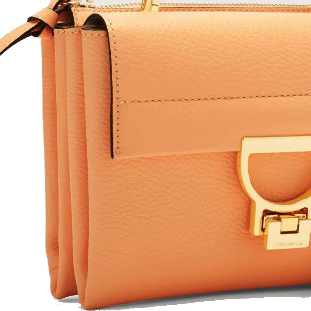 Borsa Donna a Mano con Tracolla COCCINELLE in Pelle Linea Arlettis colore Sunrise
