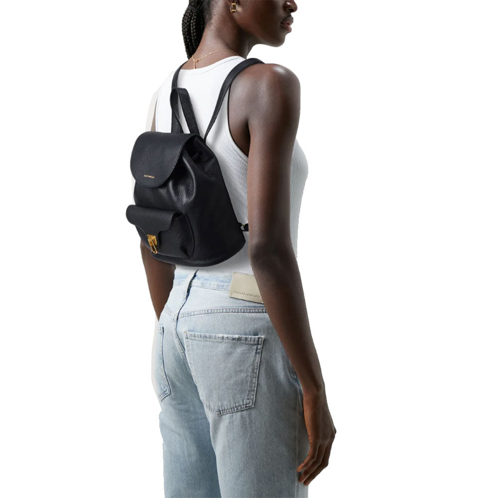 Kleiner COCCINELLE Rucksack aus Leder Beat Soft Line in der Farbe Rosette