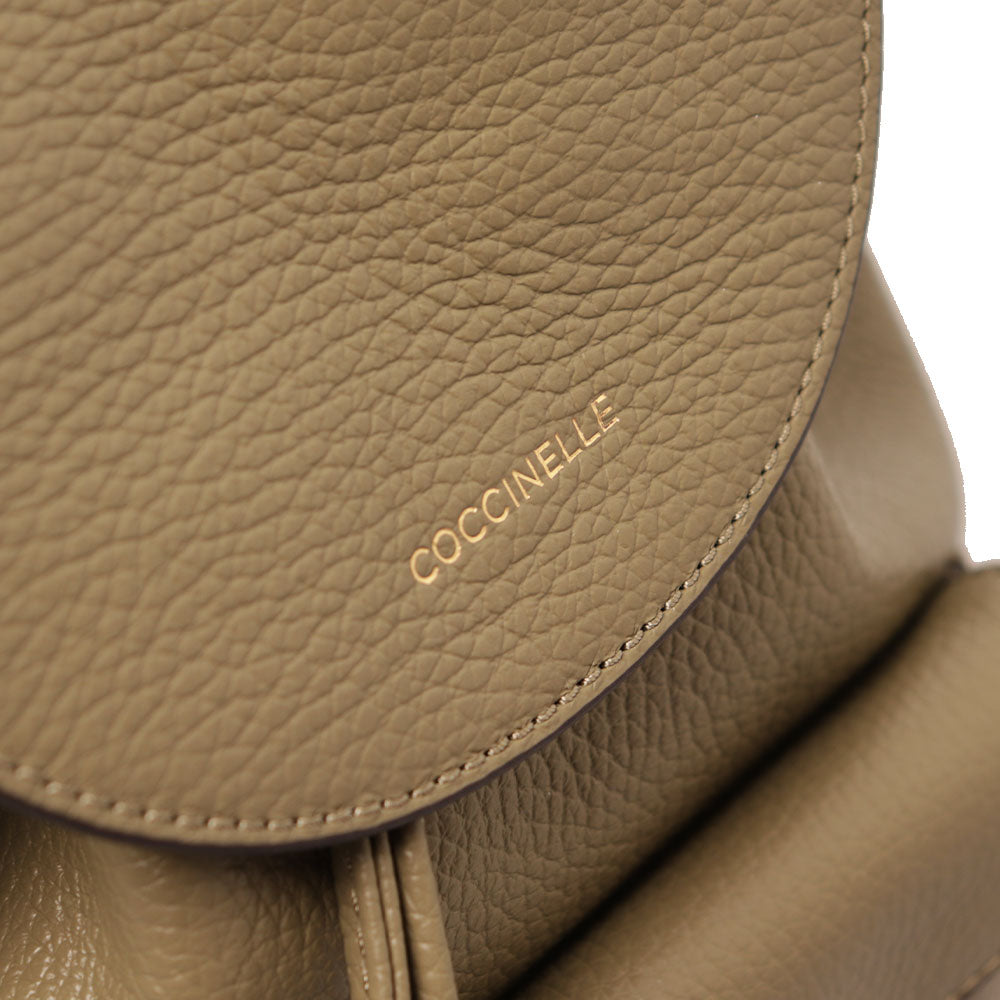 Zaino Piccolo COCCINELLE in Pelle Linea Beat Soft colore Laurel Green