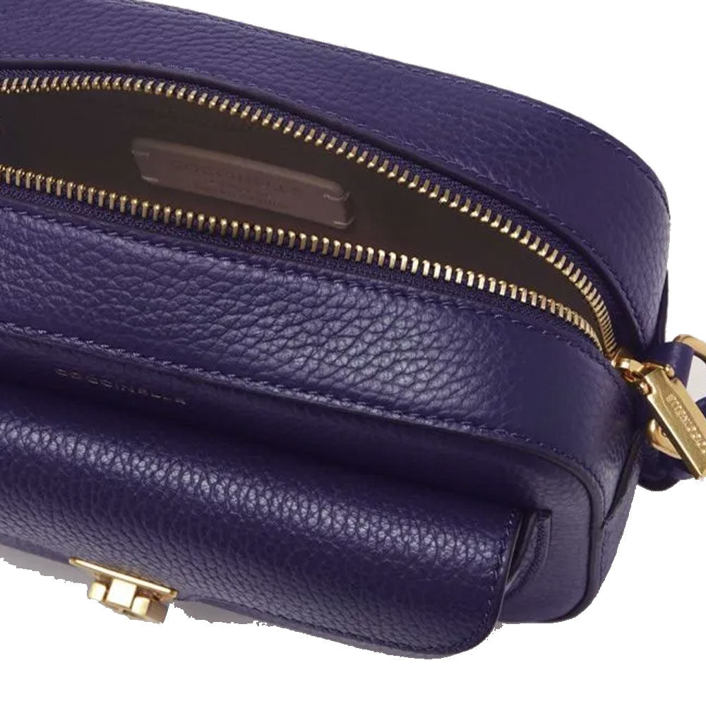 Borsa Donna a Tracolla COCCINELLE in Pelle Royal Blue linea Beat Soft Misura Small