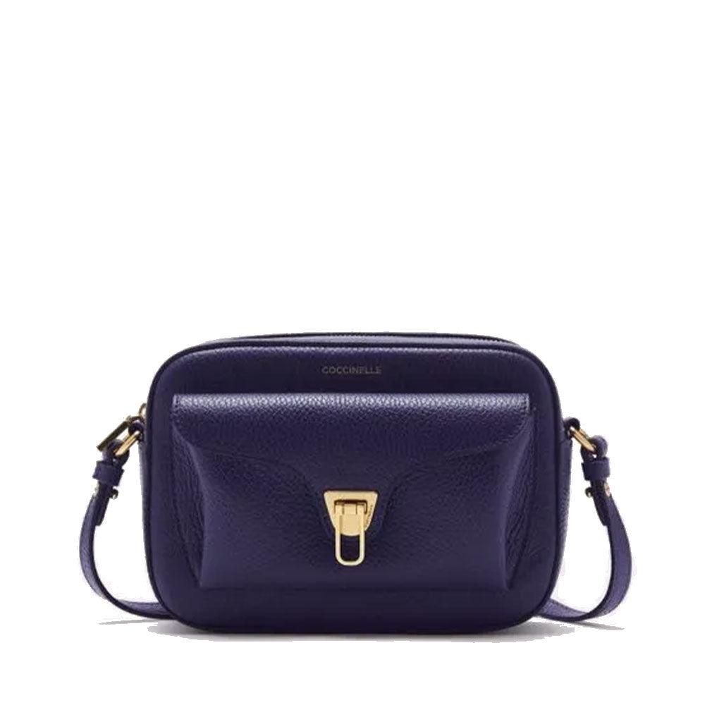 Borsa Donna a Tracolla COCCINELLE in Pelle Royal Blue linea Beat Soft Misura Small