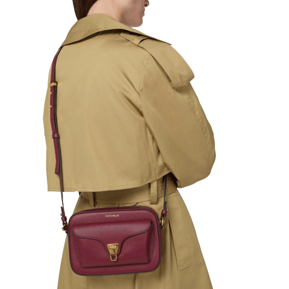 Borsa Donna a Tracolla COCCINELLE in Pelle Ribes linea Beat Soft Misura Small
