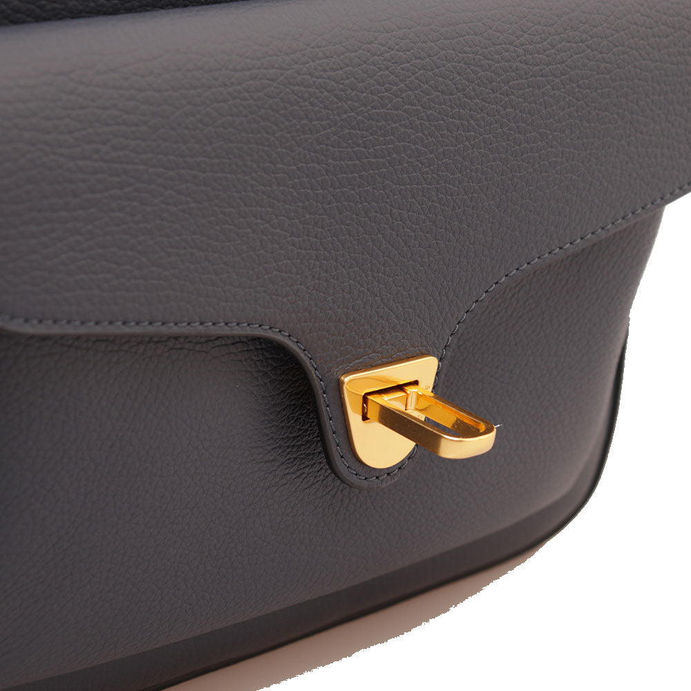 Borsa Donna a Tracolla COCCINELLE in Pelle Midnight Blue linea Beat Soft