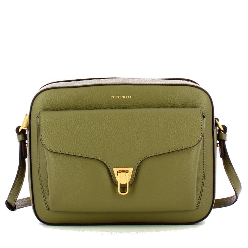 Borsa Donna a Tracolla COCCINELLE linea Beat Soft in Pelle Laurel Green