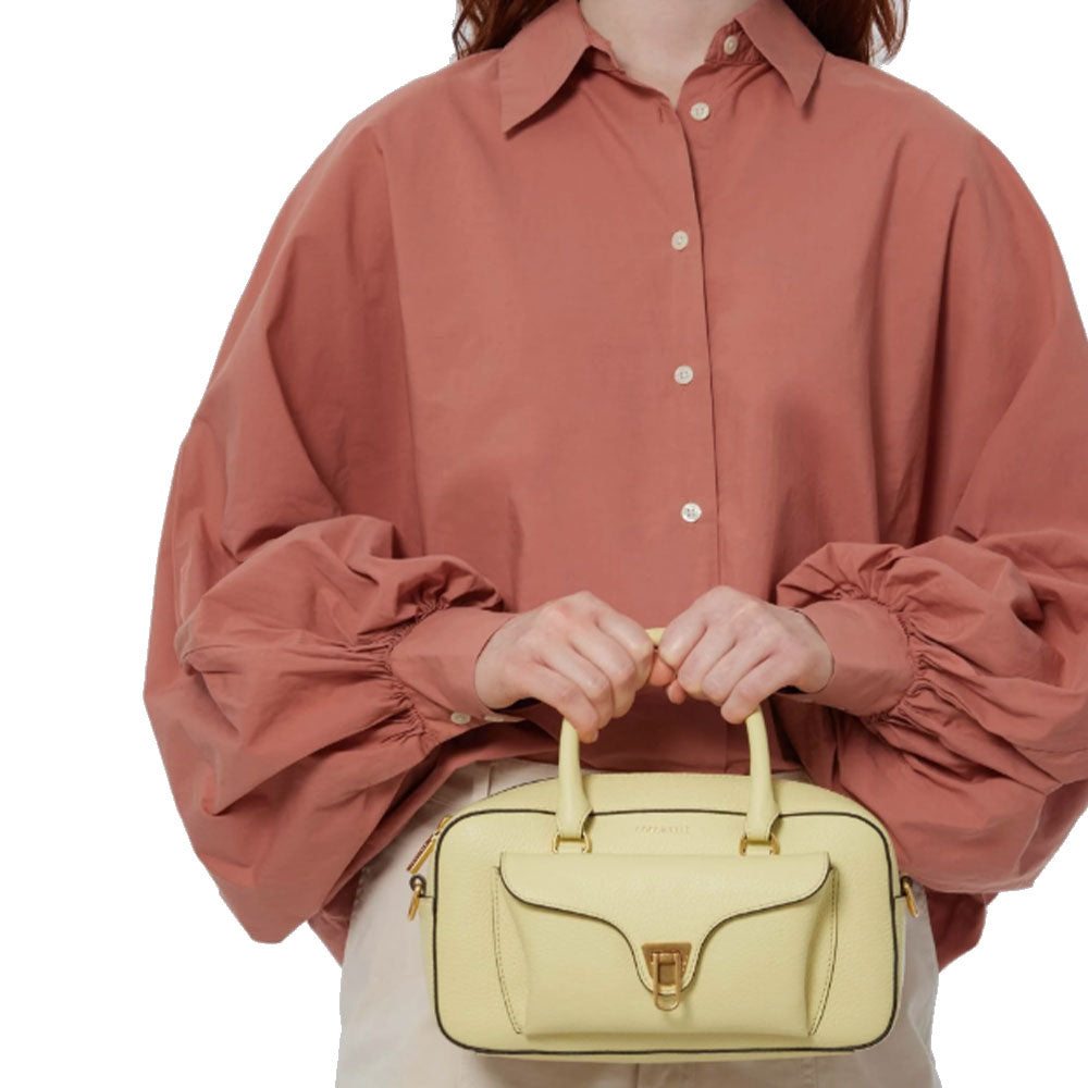 Borsa Donna a Mano COCCINELLE in Pelle linea Beat Soft Colore Lime Wash