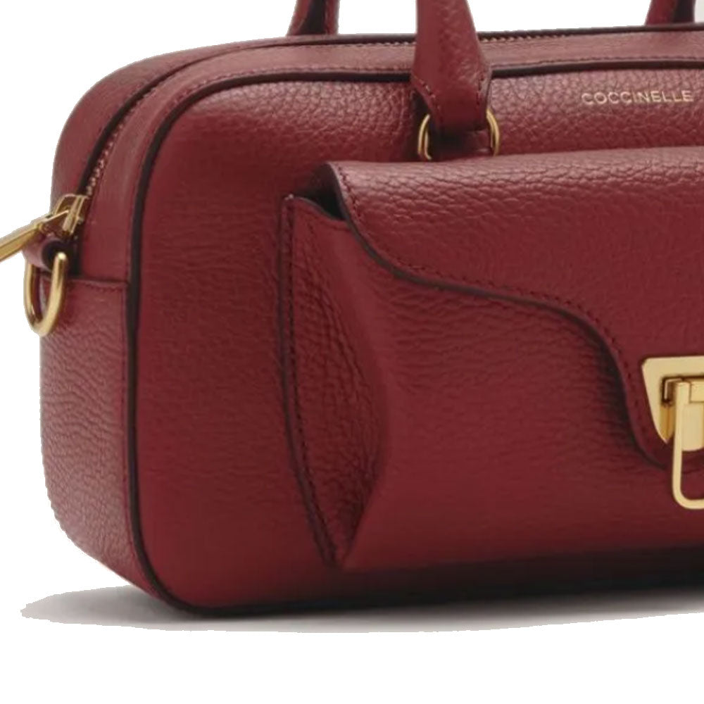 Borsa Donna a Mano COCCINELLE in Pelle linea Beat Soft Colore Brandy
