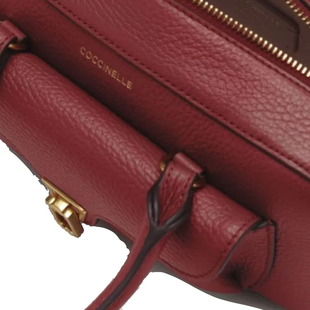 Borsa Donna a Mano COCCINELLE in Pelle linea Beat Soft Colore Brandy