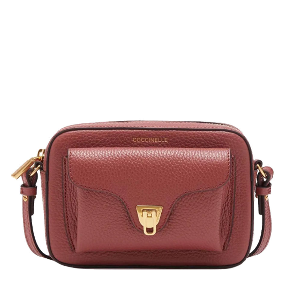 Borsa Donna a Tracolla COCCINELLE linea Beat Soft Mini in Pelle Brandy