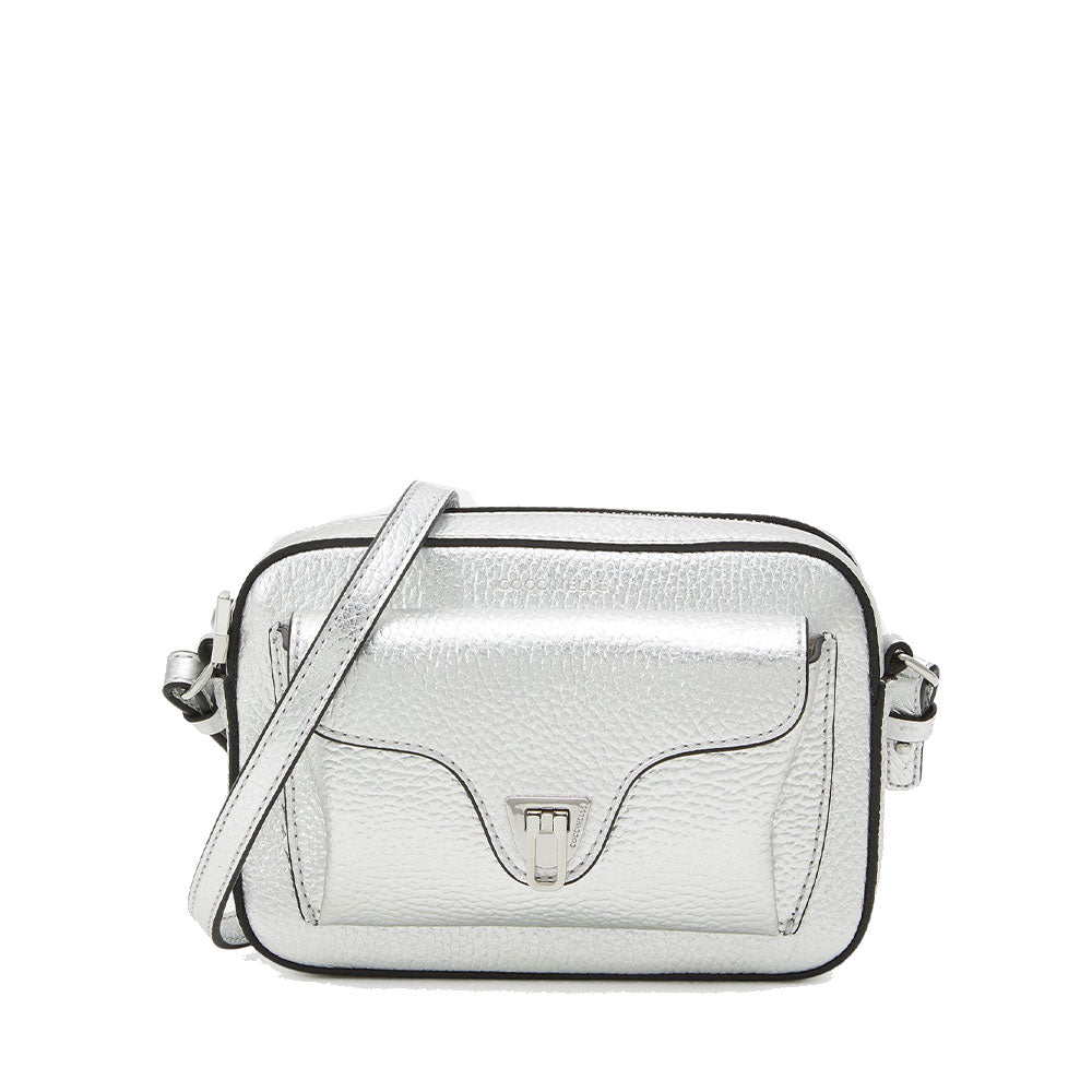 Borsa Donna a Tracolla COCCINELLE in Pelle Silver linea Beat Soft Mini