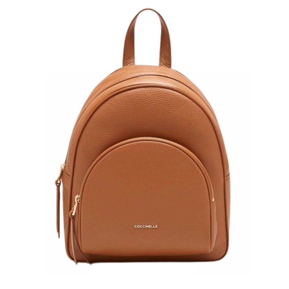 Zaino Donna COCCINELLE Linea Gleen in Pelle Colore Cuir – Cuoieriashop