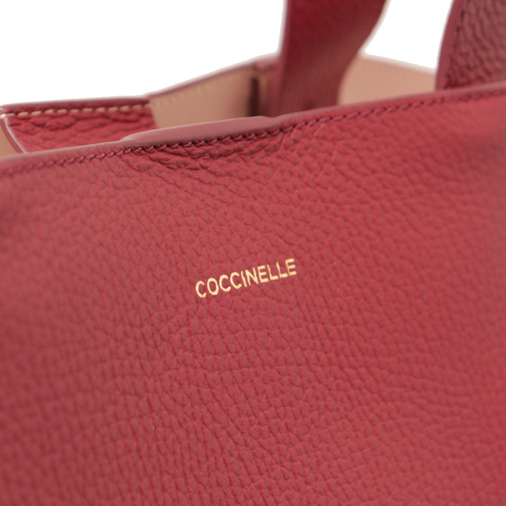 Borsa Donna a Mano COCCINELLE in Pelle linea Boheme Large colore Garnet Red