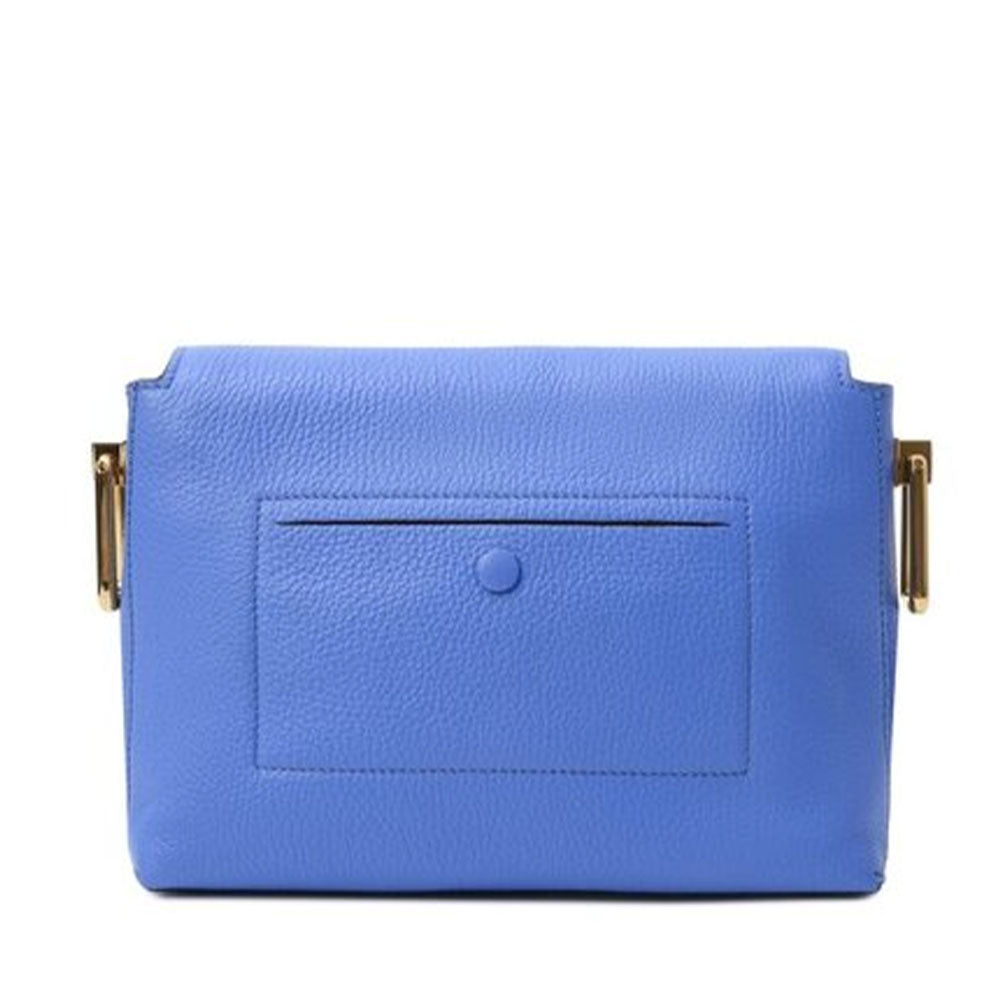 Borsa Donna a Tracolla COCCINELLE in Pelle Linea Liya Signature colore Azul