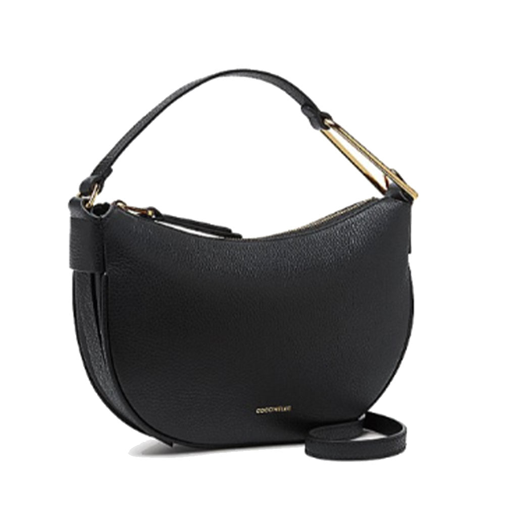 Borsa Donna a Mano COCCINELLE in Pelle Nera Linea Priscilla Misura Piccola