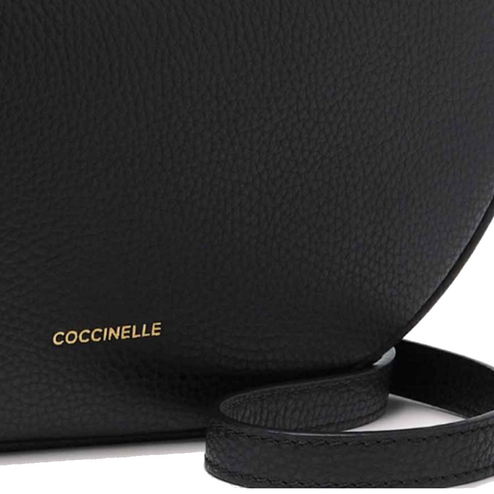 Borsa Donna a Mano COCCINELLE in Pelle Nera Linea Priscilla Misura Piccola