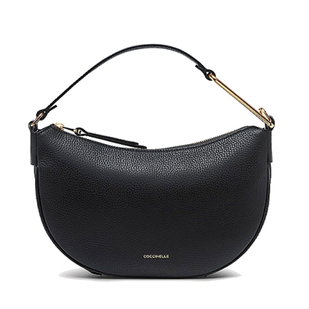 Borsa Donna a Mano COCCINELLE in Pelle Nera Linea Priscilla Misura Piccola