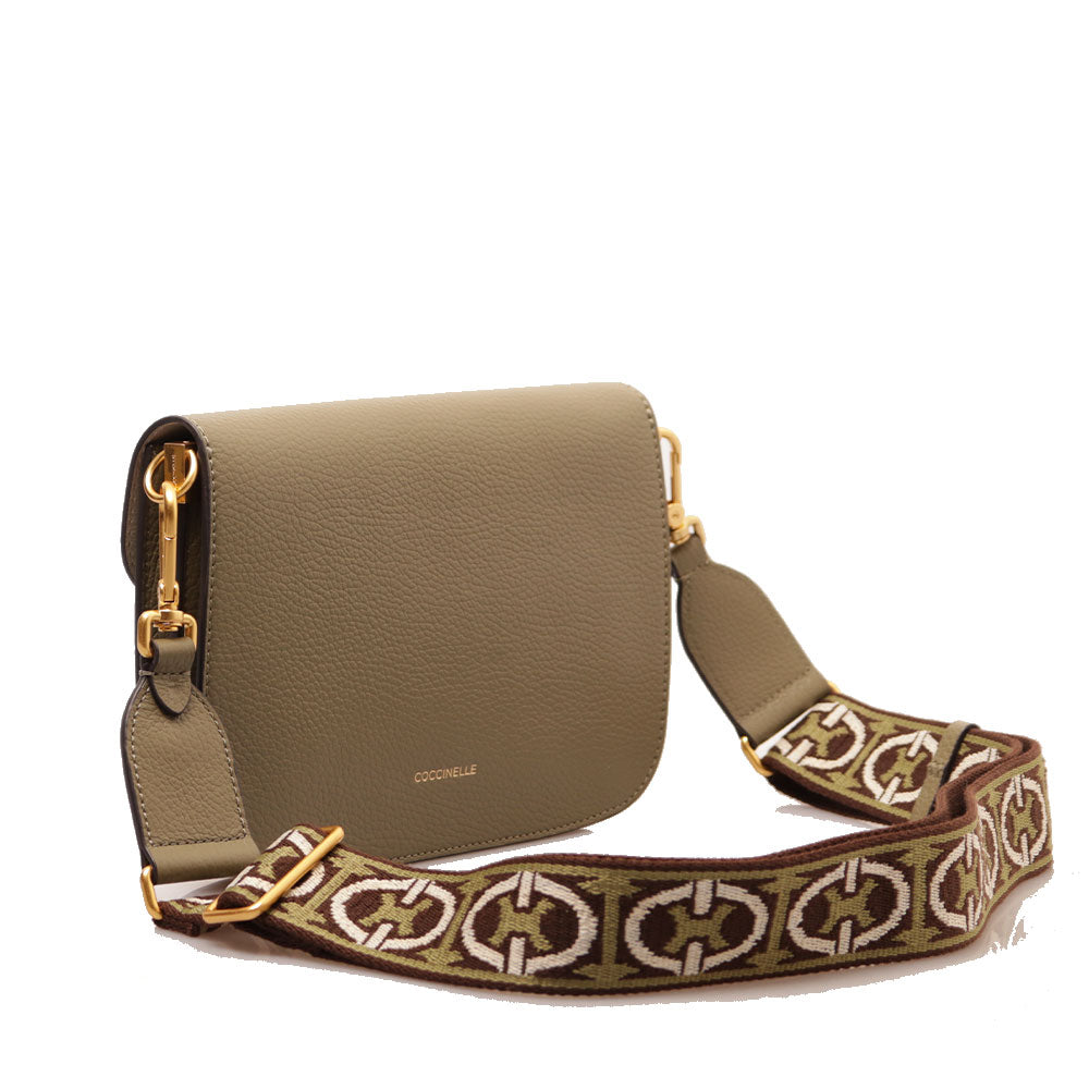 Borsa Donna a Tracolla COCCINELLE in Pelle Laurel Green linea Beat Soft - E1NOF120101