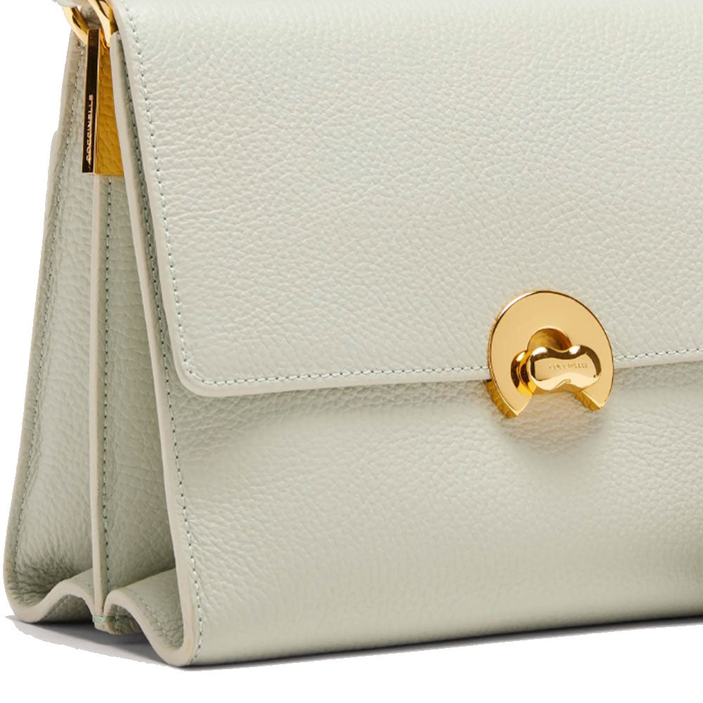 Borsa Donna a Mano con Tracolla COCCINELLE linea Binxie in Pelle Celadon Green