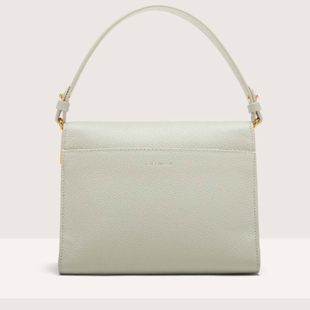 Borsa Donna a Mano con Tracolla COCCINELLE linea Binxie in Pelle Celadon Green