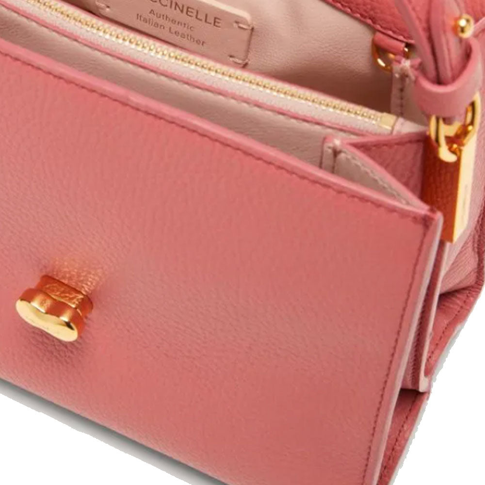 Borsa Donna a Mano con Tracolla COCCINELLE linea Binxie in Pelle Pot