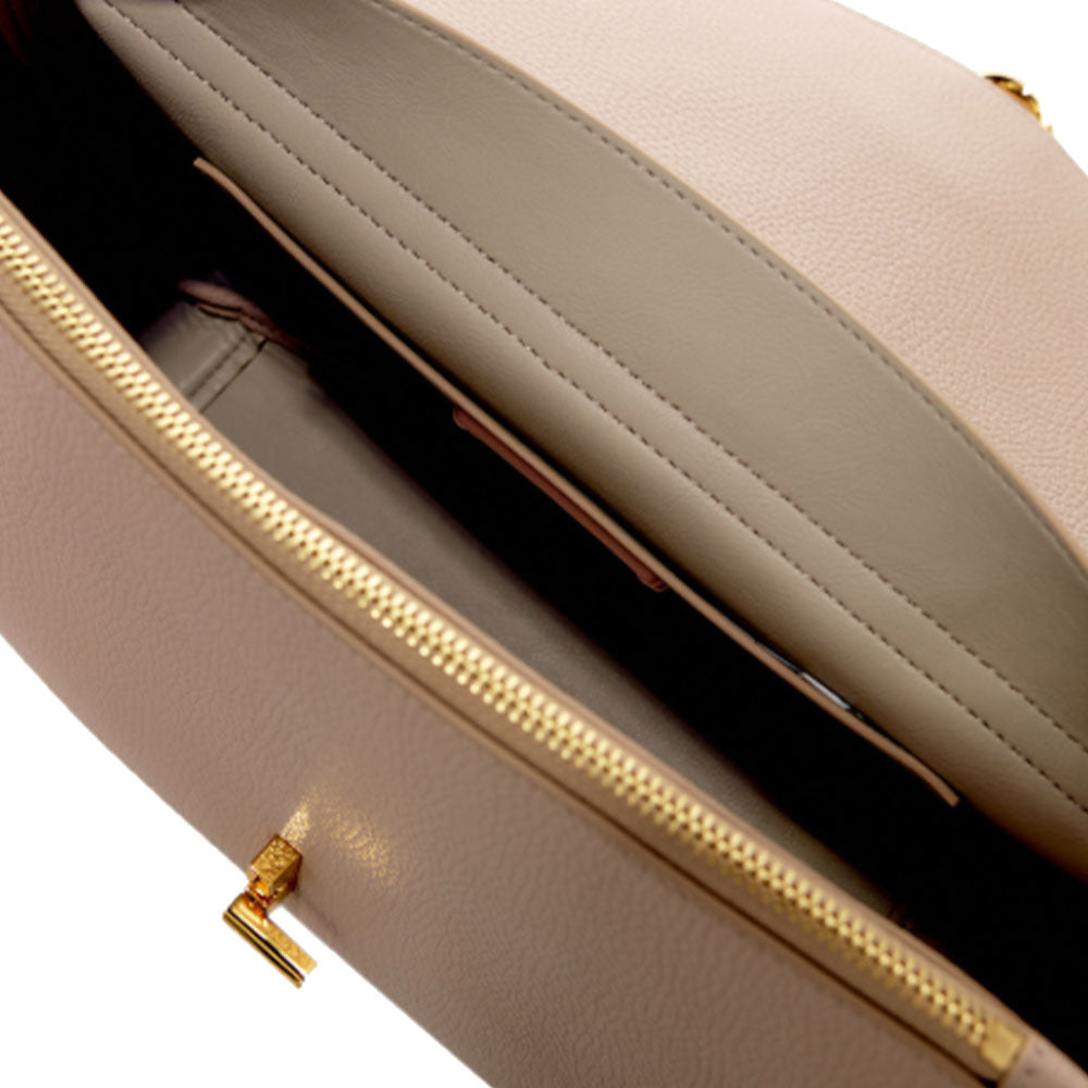 Borsa Donna a Spalla COCCINELLE linea Himma Medium in Pelle Powder Pink