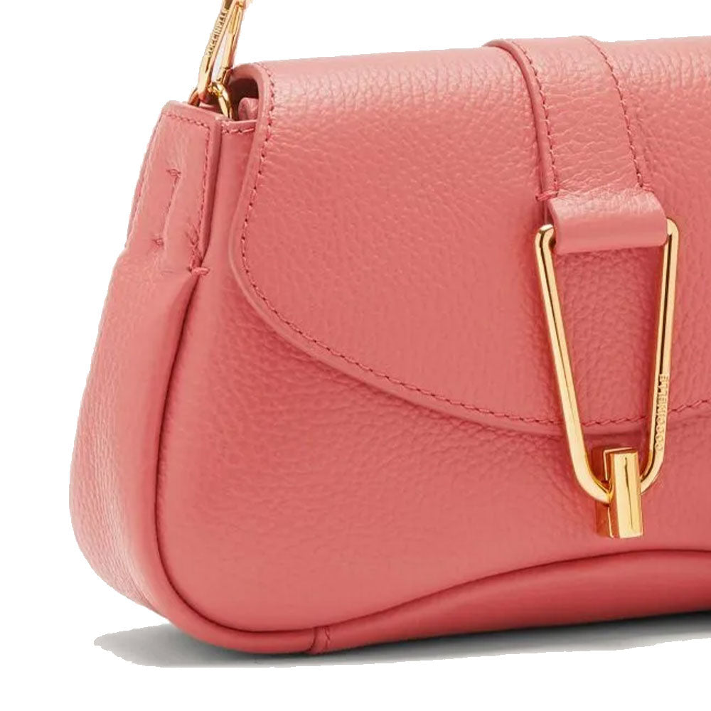 Borsa Donna a Mano con Tracolla COCCINELLE in Pelle linea Himma colore Pot Misura Piccola