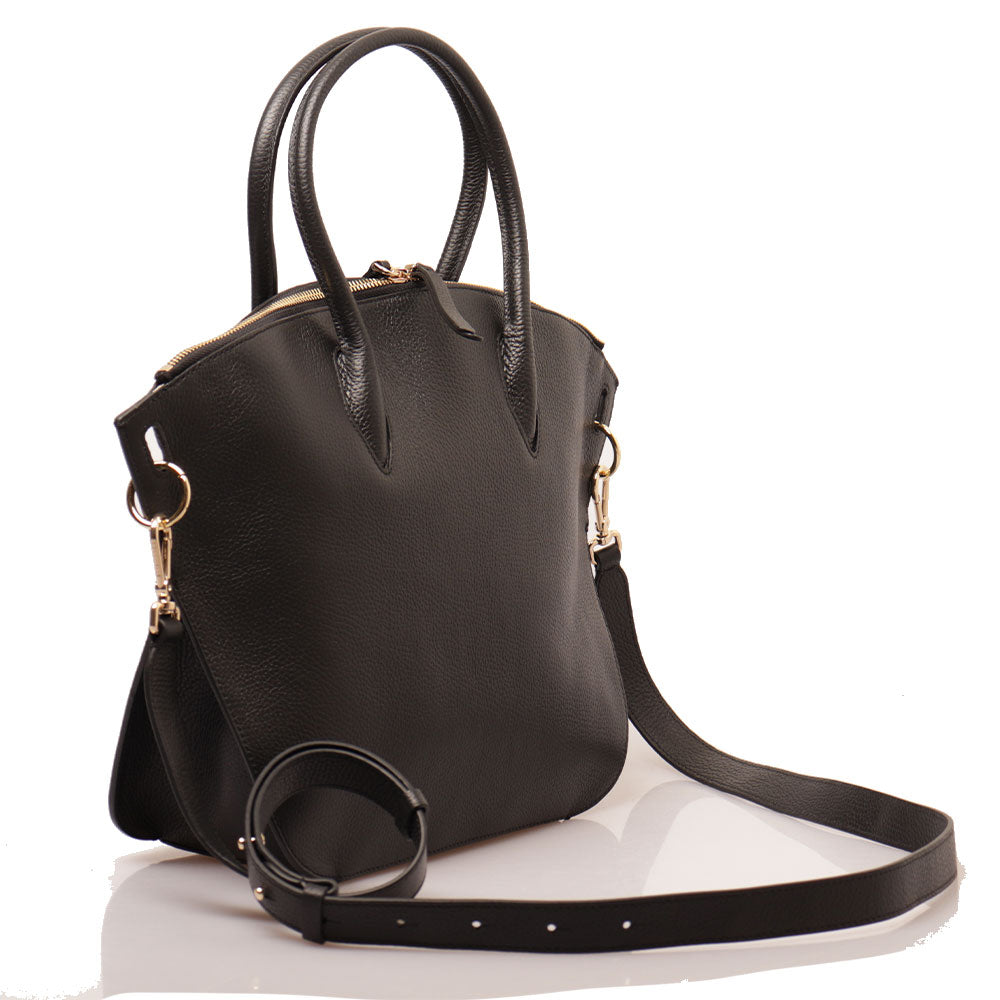 Borsa Donna a Mano COCCINELLE Linea Flare in Pelle Nera