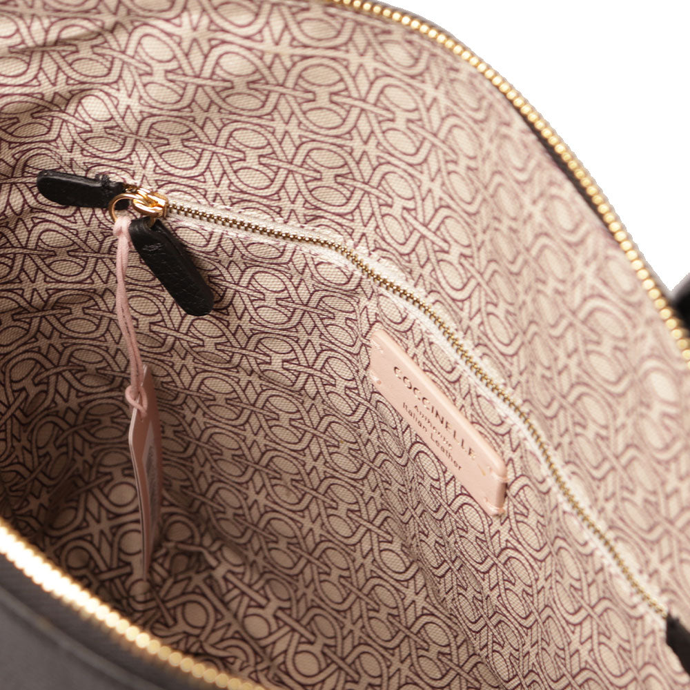 Borsa Donna a Mano COCCINELLE Linea Flare in Pelle Nera