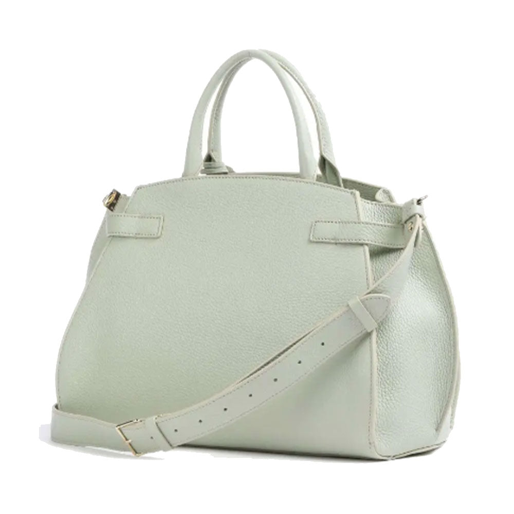 Borsa a Mano COCCINELLE Linea Klichè in Pelle Celadon Green