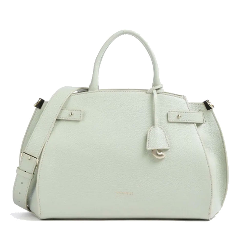 Borsa a Mano COCCINELLE Linea Klichè in Pelle Celadon Green