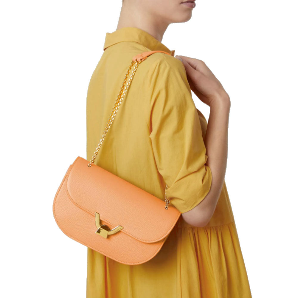Borsa Donna a Spalla e Tracolla COCCINELLE in Pelle Sunrise linea Dew