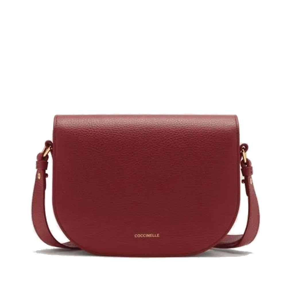 Borsa Donna a Tracolla COCCINELLE in Pelle Brandy linea Dew Small