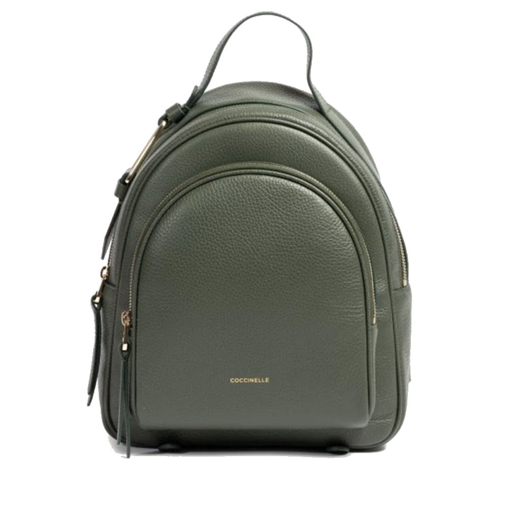 coccinelle leather backpack Nikla grained noir/cognac The Coccinelle Gleen line is distinguished by an understated Zaini Coccinelle Coccinelle Alpha Rucksack