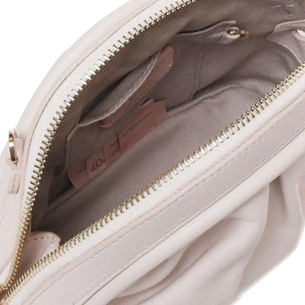 Clutch Donna a Mano COCCINELLE in Pelle Linea Cheek colore Lambskin White