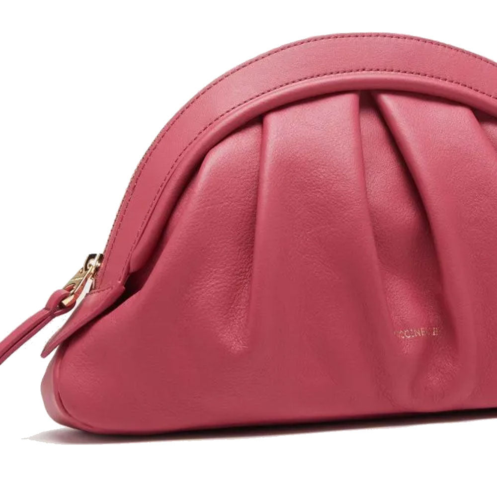 Clutch Donna a Mano COCCINELLE in Pelle Linea Cheek colore Rosewood Misura Media