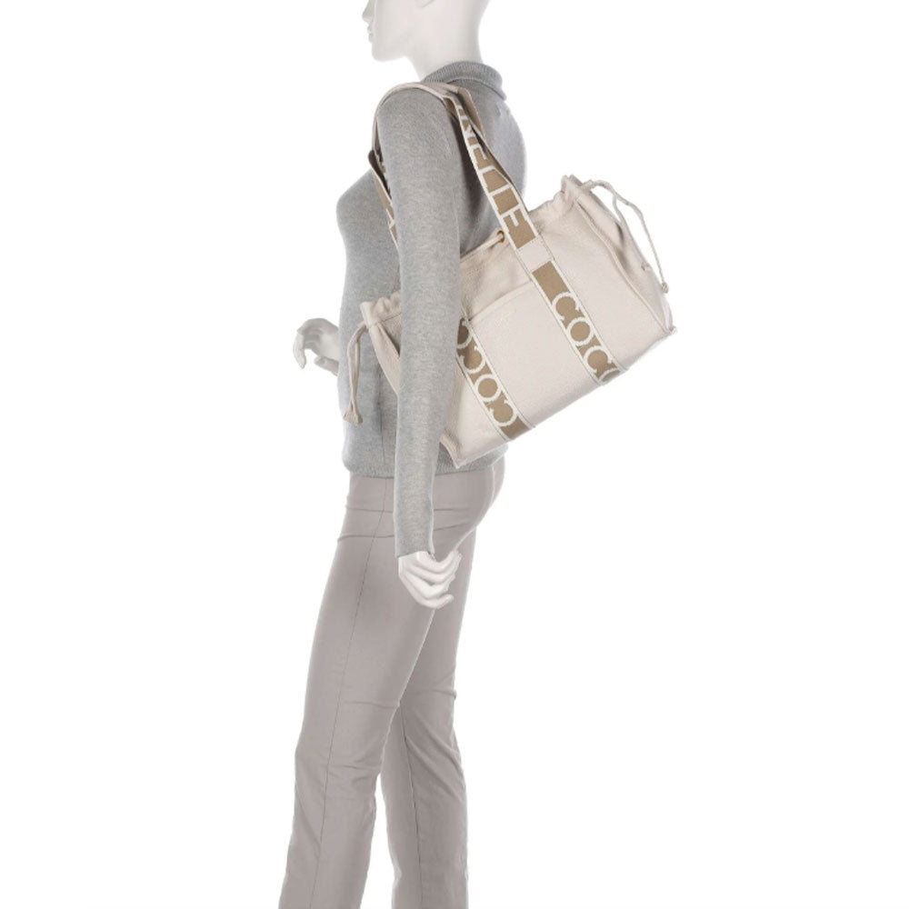 Borsa Donna a Spalla COCCINELLE in Pelle Linea 2Day Signature Medium colore Lambskin White