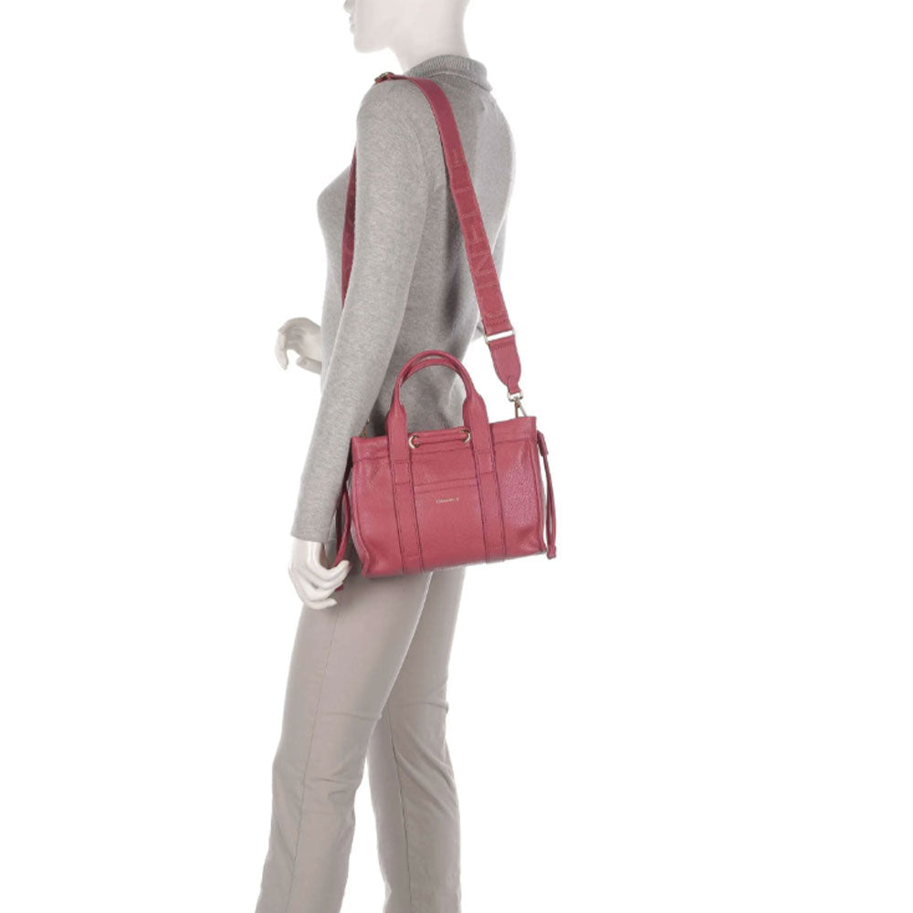 Borsa Donna a Mano COCCINELLE in Pelle Linea 2Day Signature colore Rosewood