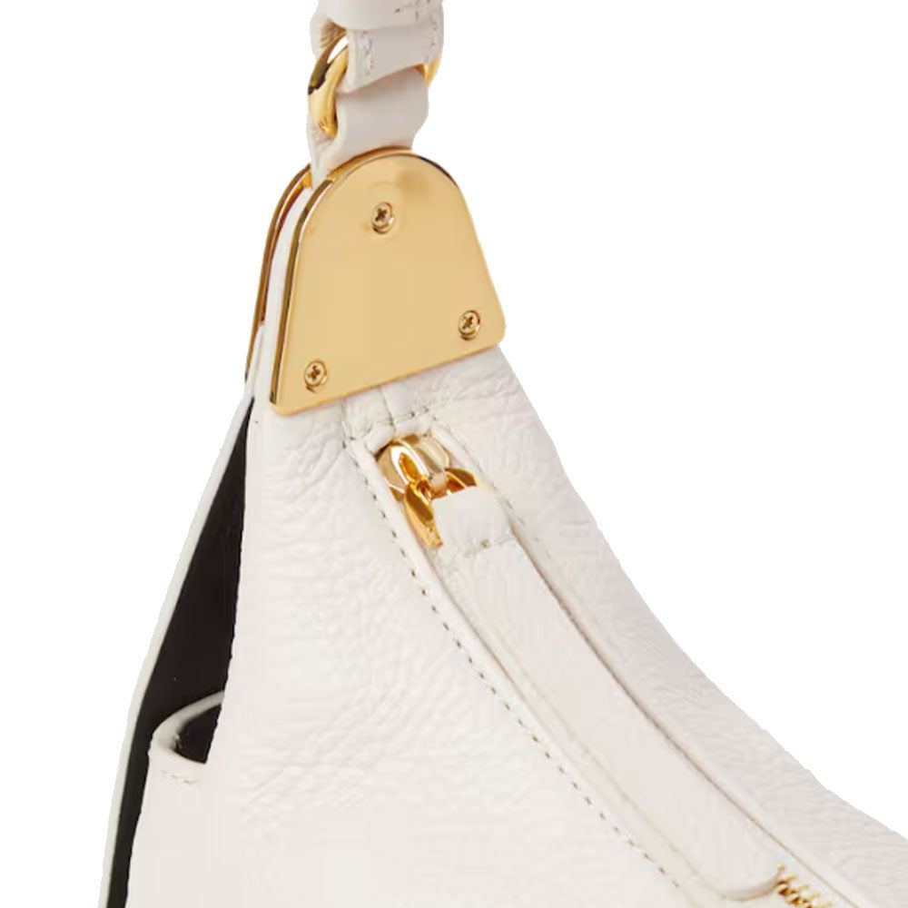 Borsa Donna a Spalla COCCINELLE in Pelle Colore Lambskin White linea Campus Large