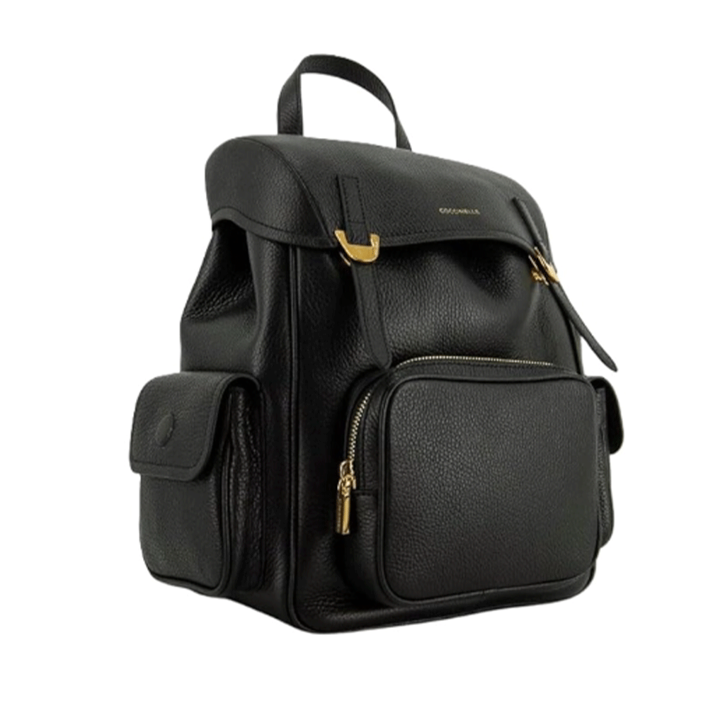 Zaino Piccolo COCCINELLE in Pelle Linea Campus Colore Nero